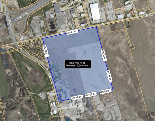 map of adjusted boundary